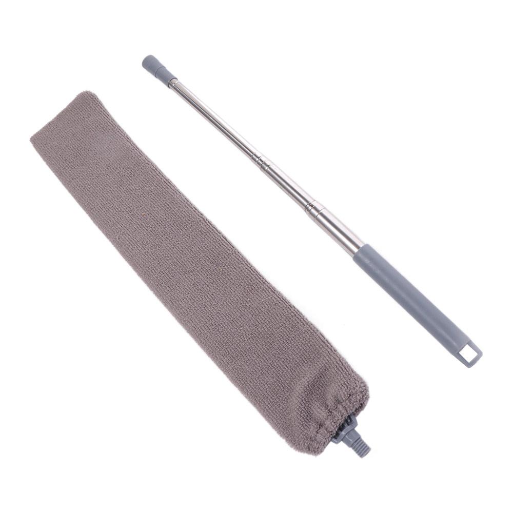 Retractable Long Handle Cleaning Mop Adjustable Furniture Crevice Brush  Household Cleaning Tools