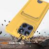 For Motorola Edge 60 Pro 5G Case Liquid Silicone Card Holder Back Phone Cover with Lanyard
