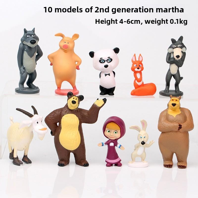 Grinch Masha And The Bear Pvc Figurine Collection For Kids And Collectors Masha2nd