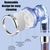 Showerhead 3-speed adjustment portable shower filter negative ion stone shower for bathroom items bath accessories showers parts