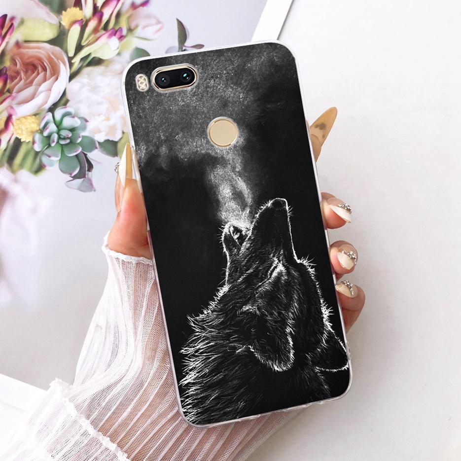 For Xiaomi Mi A1 Case Mi5X Luxury Flowers Butterfly Painted Cover Soft Silicone Phone Case For Xiaomi Mi 5X MiA1 Back Cover Bags