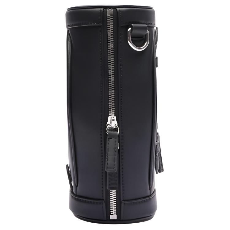 Lacoste Borsa da petto in PU alla moda versatile piccola da donna Nera NF4616MD000