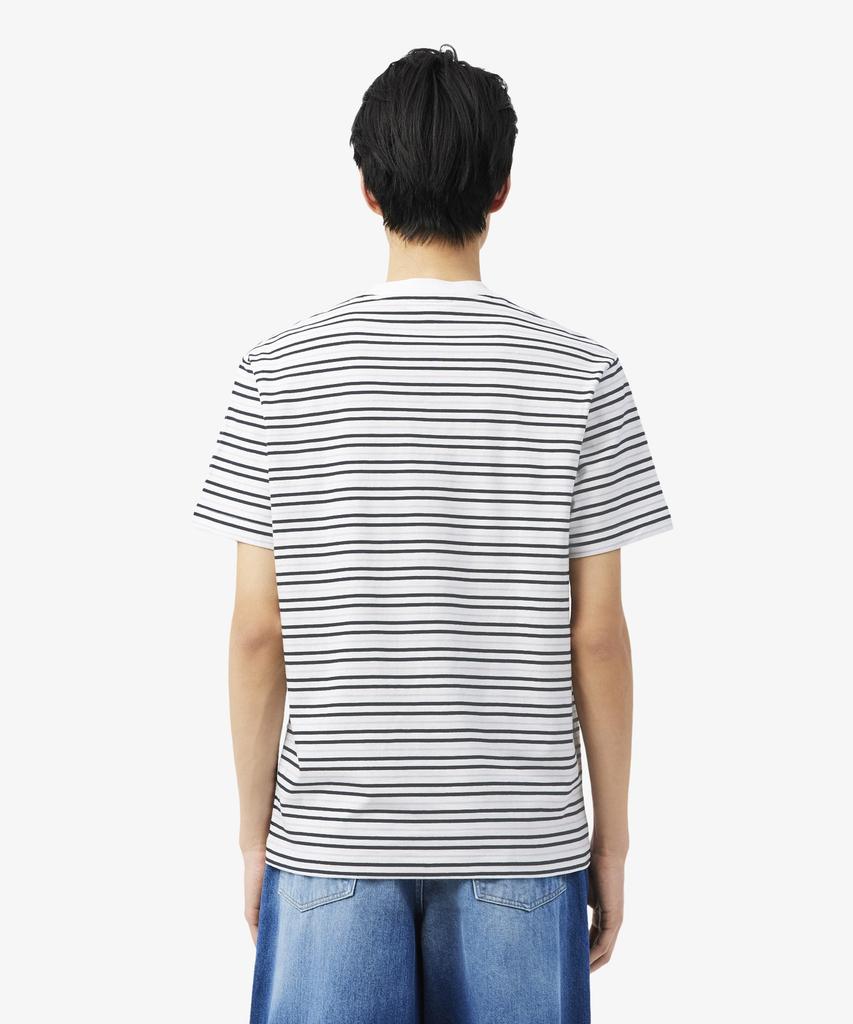LACOSTE Men'S Multi-Stripe Short Sleeve T-Shirt Th0874-56G 7Xi