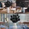Non-Toxic 12 Pieces Black Rose Bundle Building Blocks Toys Model Flowers Bricks Toy Sets Desktop Ornament Valentine'S Day Christmas Gifts