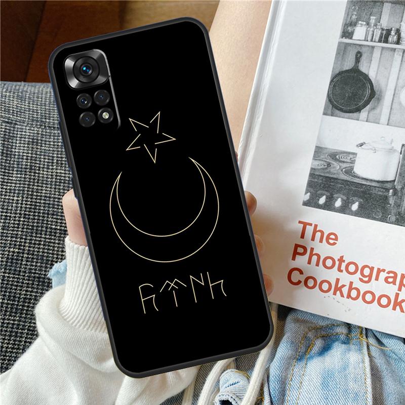 Turkey Turkish Flag Phone Case For Redmi Note 10 9 8 11 12 Pro 9S 10S 11S 12S Cover For Redmi 12 12C 9C 10C 13C