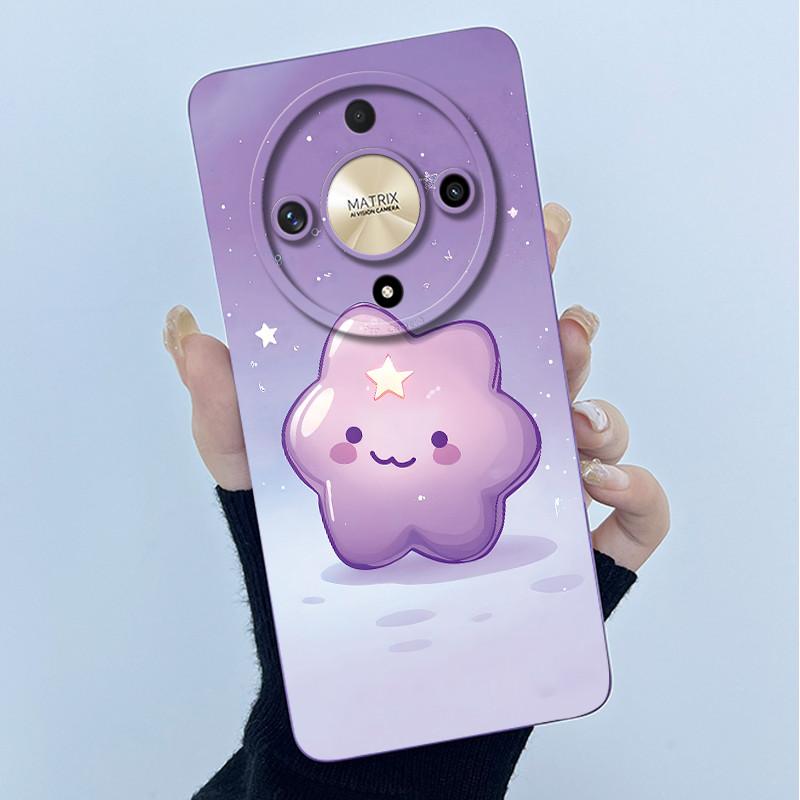 For Honor Magic5 Lite 5G Case Simplicity flower Silicone Soft Back Cases For Magic6 Lite 5G Cover Magic 5Lite 6Lite Bumper Shell