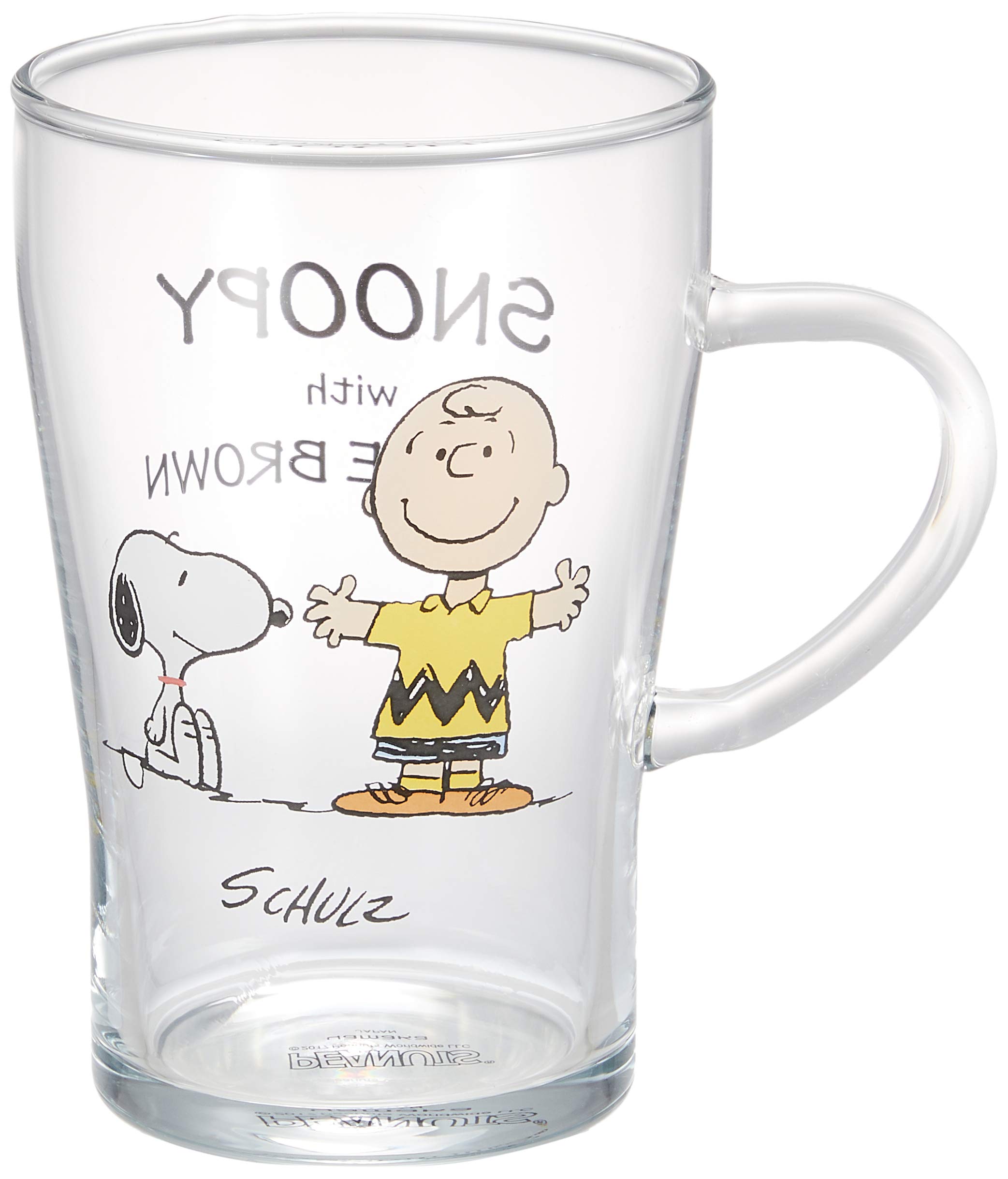 

PEANUTS Heat-Resistant Glass Mug, Charlie Brown Design, SN522-815