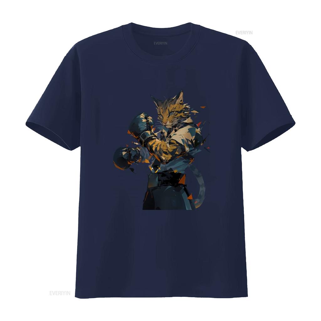 Bengal Cat Boxer T Shirt Wearing Boxing Gloves Unique Lover Apparel Fun Animal Design Stylish and Eye Catching for Lovers