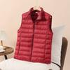 Puffer Vest for Women Slim Fit Lightweight Quilted Sleeveless Jacket Zip Up Stand Collar Padded Down Coat Winter Warm Outerwear
