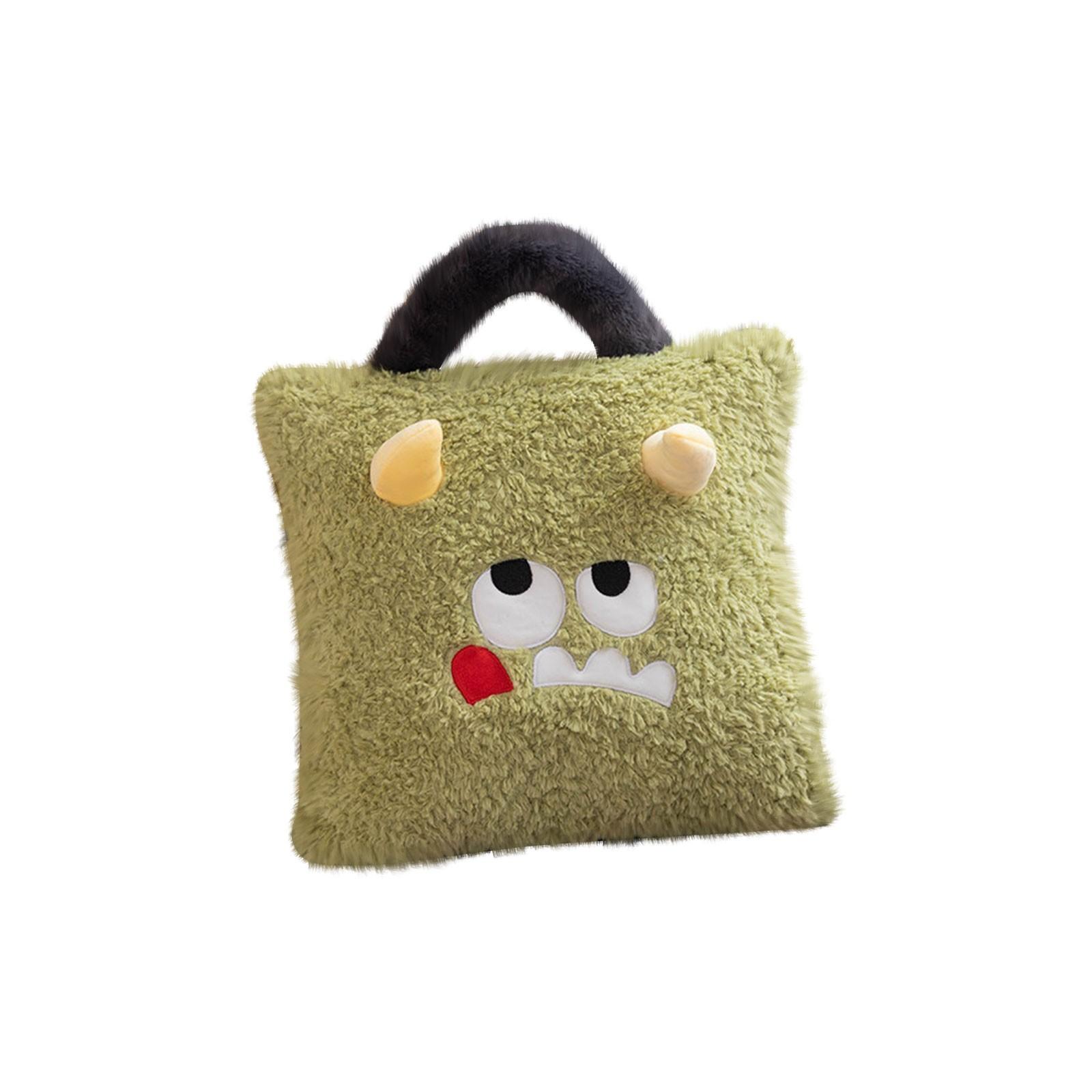 

Cute Claus Elk Christmas Christmas Tree Plush Toy Gift Doll Sofa Pillow Cushion One Size зелений