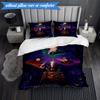 Halloween witches 3pcs K-pop music group Bedding set,Ideal for Bedroom, Dormitory,Including Duvet Cover And 2pcs Pillowcases,Fan gifts