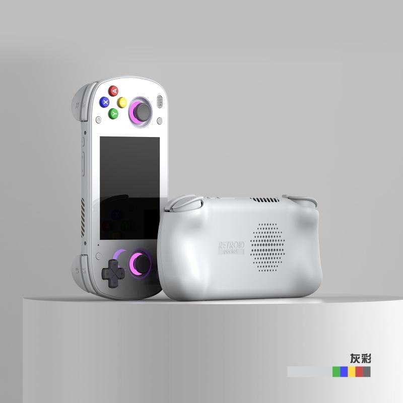 

Retroid Pocket Mini Ретро портативна ігрова консоль 3,7-дюймовий OLED HD екран Android Відеоплеєр 6G+128G Bluetooth Ігрові подарунки 6 128G білий