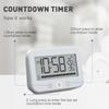 Countdown Timer Shower Clock Bathroom Clocks With Temperature Readout And Waterproof Feature For Family Showers