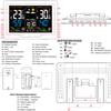 Weather Station Digital Alarm Clock Barometer Outdoor Sensor Temperature Humidity Measurance Weather Forcast Snooze