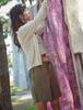 FLATWAVE IN SEOUL Salkin Linen Walkshorts Khaki