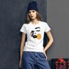 Women's Minimalist Abstract Face T-Shirt – Modern Art Graphic Tee – Unique Casual Fashion
