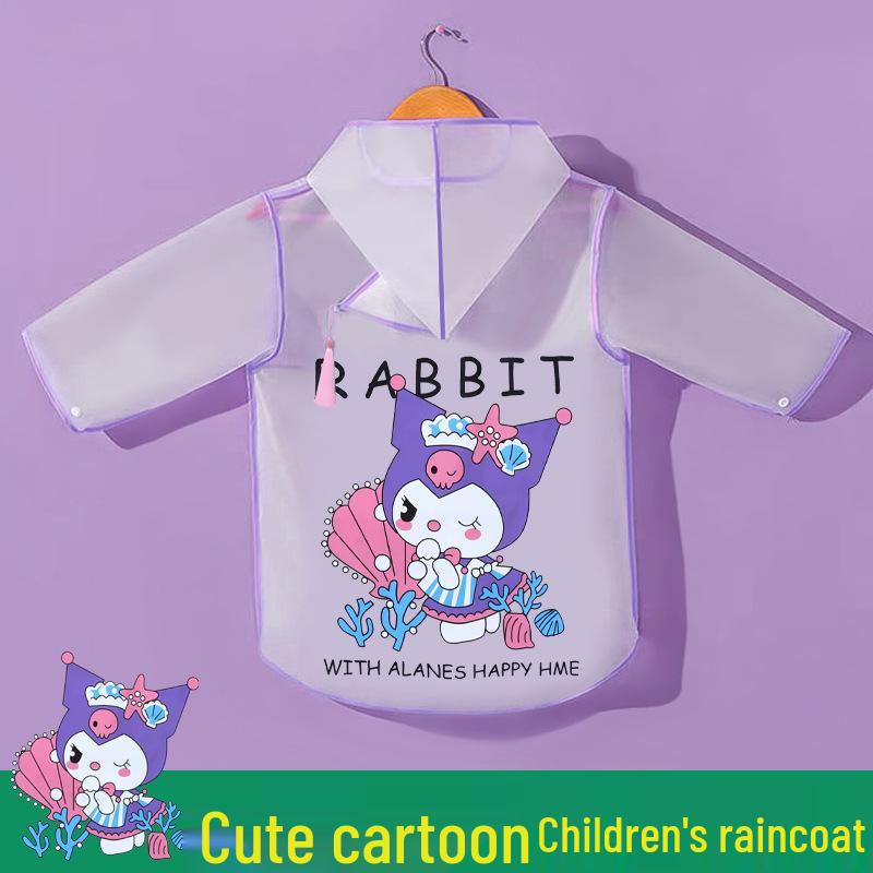 Children's Cartoon Dinosaur Raincoat, Waterproof Full-Body Poncho, Cute and Practical for Boys and Girls