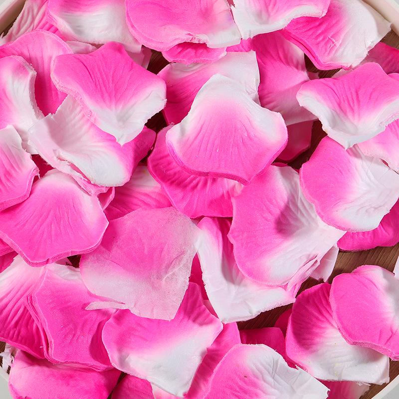 Non-Woven Artificial Rose Petals for Wedding Decorations and Hand-Thrown Arrangements