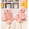 Plush Pink Rabbit Toy Stuffed Doll Cute Bunny Toys Kids Gifts Home Decoration