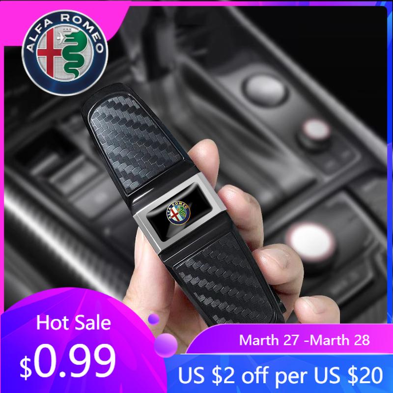 For Alfa Romeo Car Sun Visor Glasses Holder Ticket Card Storage Clip For Alfa Romeo Giulia Stelvio Giulietta 156 159 147 Mito ToLR1