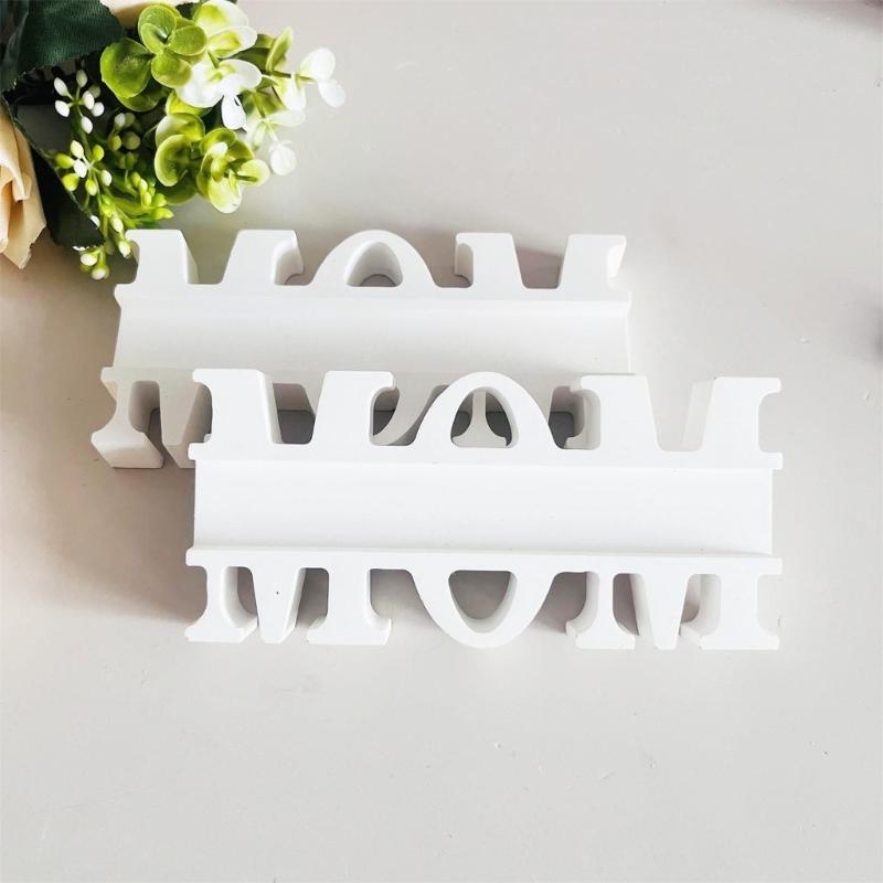 Silicone MOM Letter Mold Not Stick Perfect For Mothers Day Gift And Home Decoration Crafts