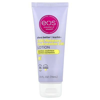 EOS, Shea Better™, 24-uur Hydratatie Lotion, Vanille Kasjmier, 74 ml (2,5 fl oz)