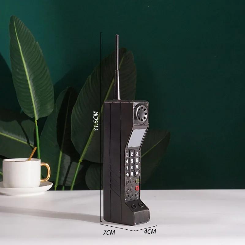 1 шт. Художественное железо Антикварный Телефон Модель BigBrother 90-е Ностальгические Старые Вещи 80-е Реквизит Имитация Ретро Украшения Домашние Аксессуары