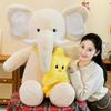 Star Backpack Elephant Plush Toy Cute Elephant Doll Sleeping Pillow Birthday Gift