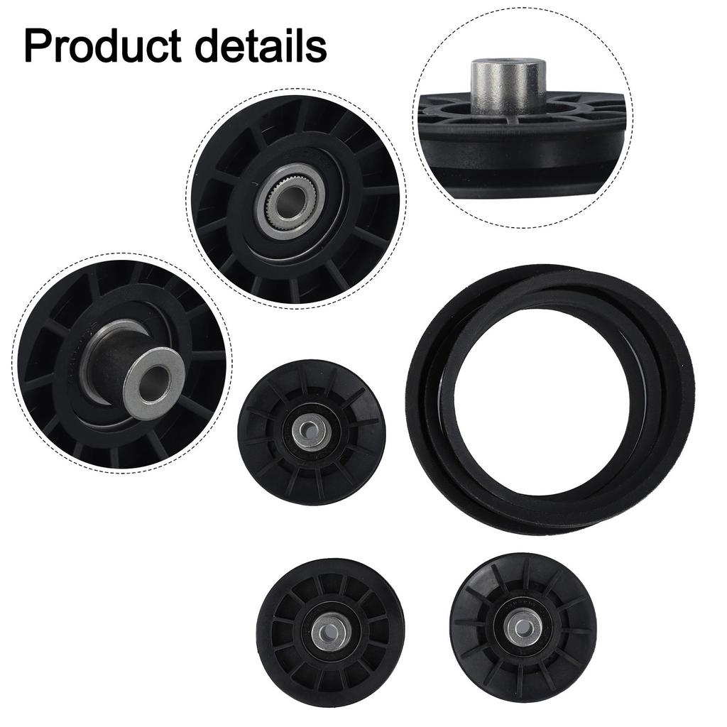 Lawn Mower Idler and Pulley Kit Compatible with Various Models Including For LGT2654 1542XPT Maintenance Parts