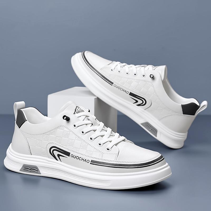 Fashion New Style Men Vulcanized Shoes Spring White Man Casual Shoes Popular Model Mans Sports Sneakers Leisure Walk Skateboard Footwear