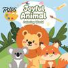 Fun Animal Pictures for Toddlers Children's Coloring Book, with Cute Theme, Thick Paper Sketchbook, Kids Art Supplies Drawing And Painting Supplies,