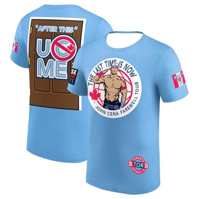 2025 Nieuw Heren Lichtblauw John Cena Afscheidstournee Toronto T-shirt Zomer Dames T-shirt Sport Casual Oversized Kinderen/Volwassenen Tops