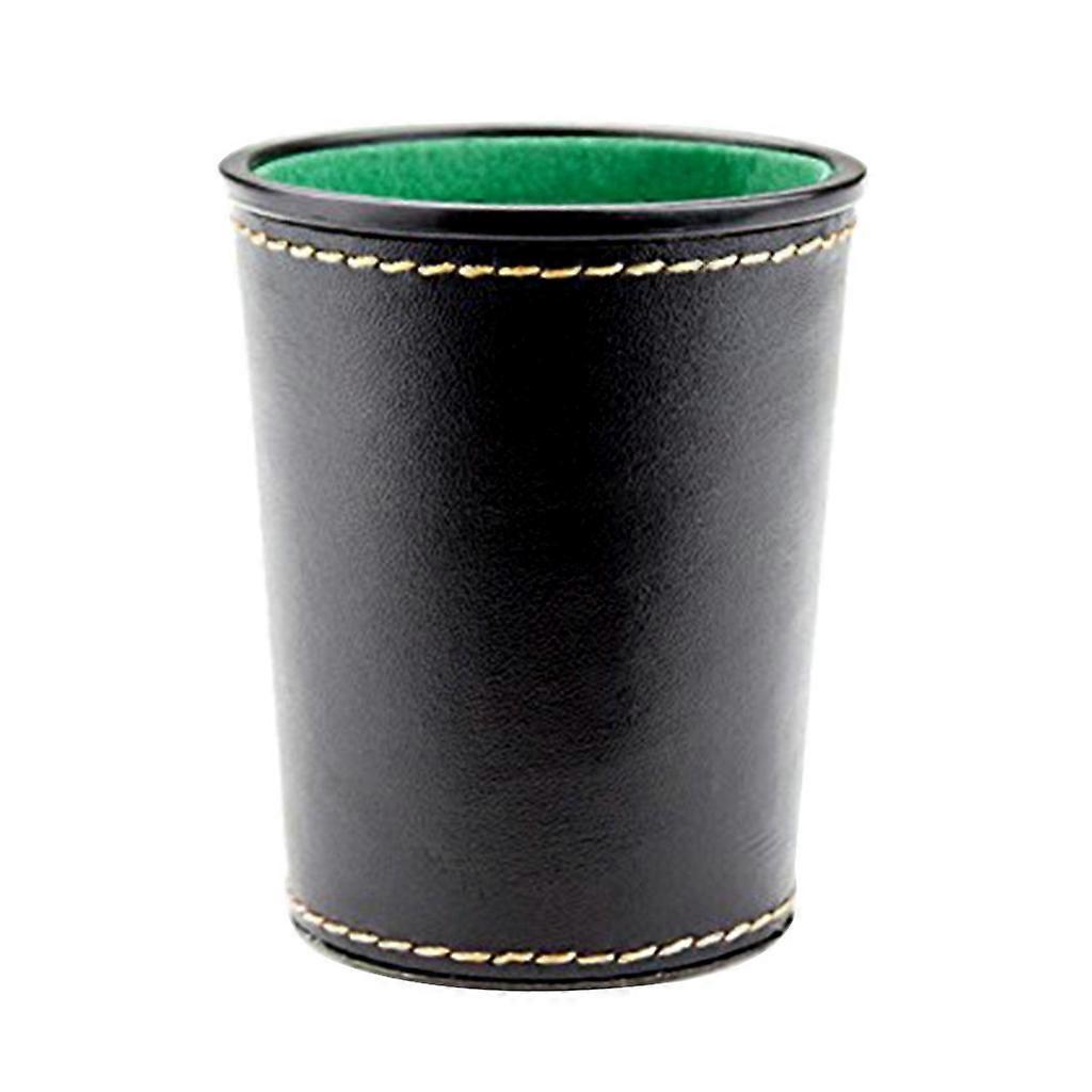 1 Piece Dice Cup High Quality PU Leather Stable Sturdy Comfortable Hand Feeling Dice Cup Tool For Board Games
