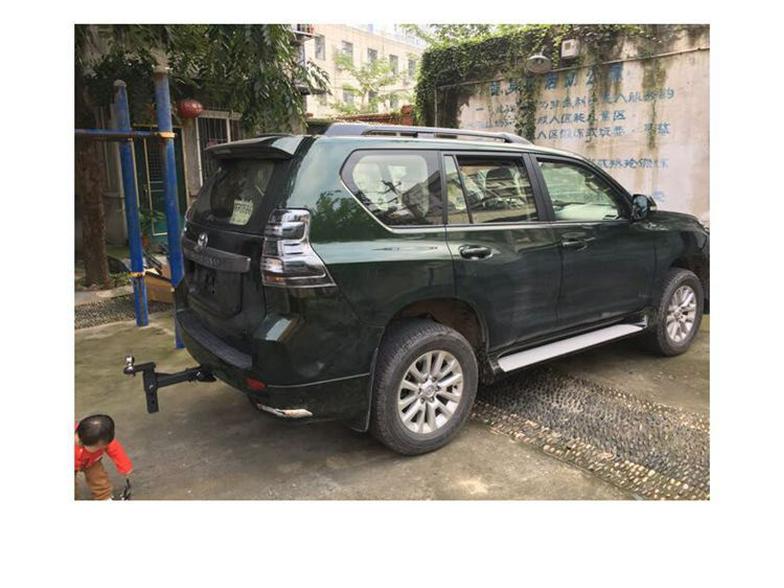 Prado Off-Road Tow Bar with Square Rear Bumper and Anti-Collision Feature