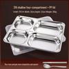 Yipan 316 Stainless Steel 4-Compartment Lunch Tray with Lid