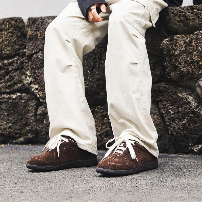 German Training Shoes Retro Men's Board Shoes Casual Couple German Training Shoes Replica Men's Shoes 14645-J