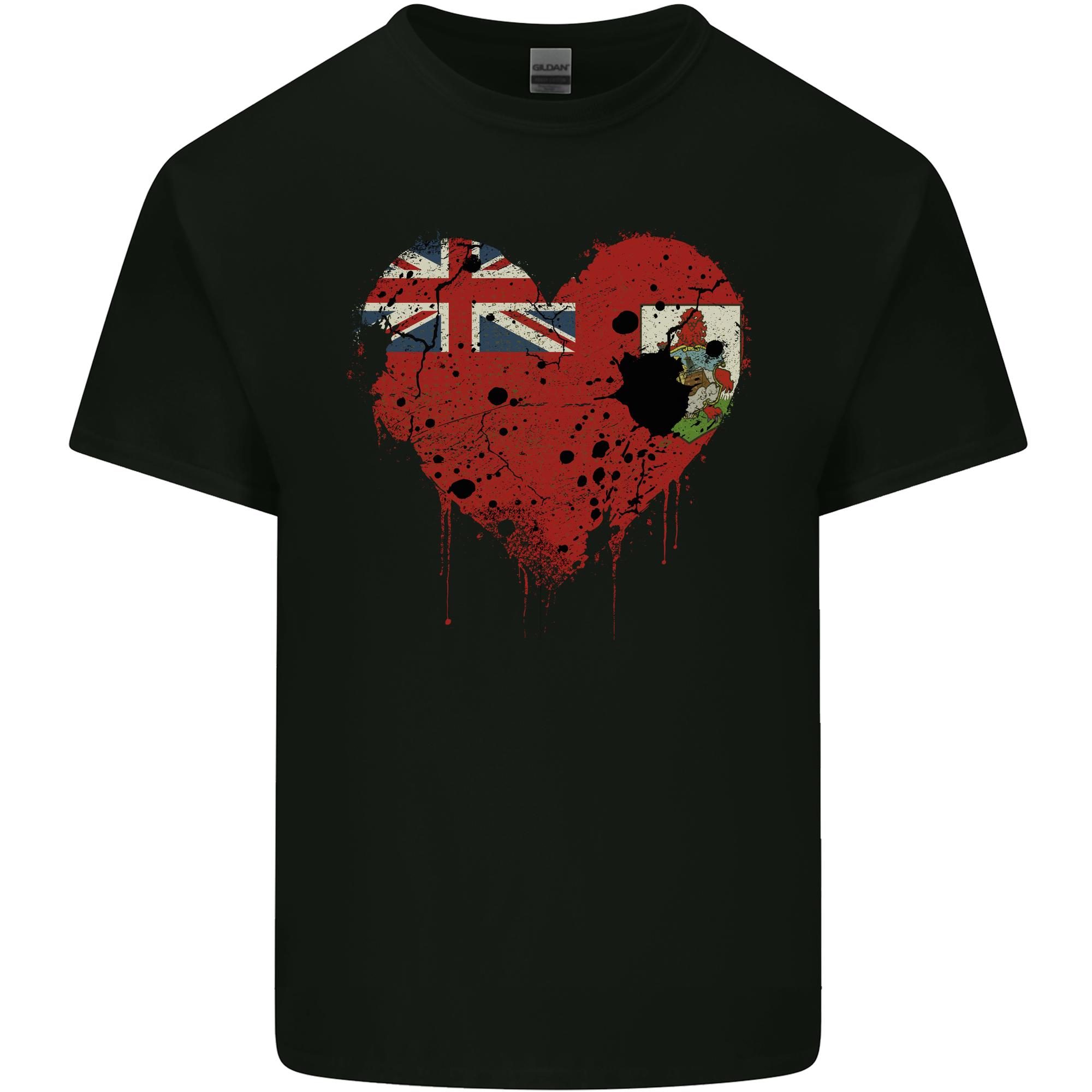 Love Flag Bermuda Football Unisexs Light Cotton TShirt S