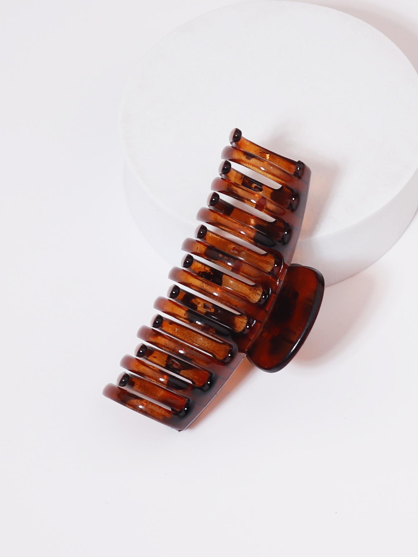 

1pc Korean style fashionable double button matte ponytail high-quality hair clip for fixing hairstyle Special for real hair wigs