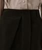 Awi Cotton Flap Skirt_Black