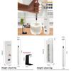 Handheld Stainless Steel Milk Frother With Stand For Coffee And Latte Art