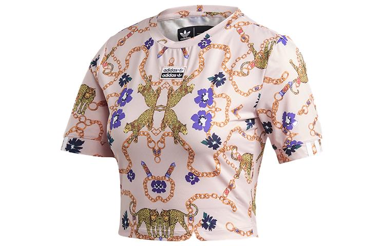 Adidas Originals Crop Tops Women s Multicolor Crew Neck Thin GD4264 32