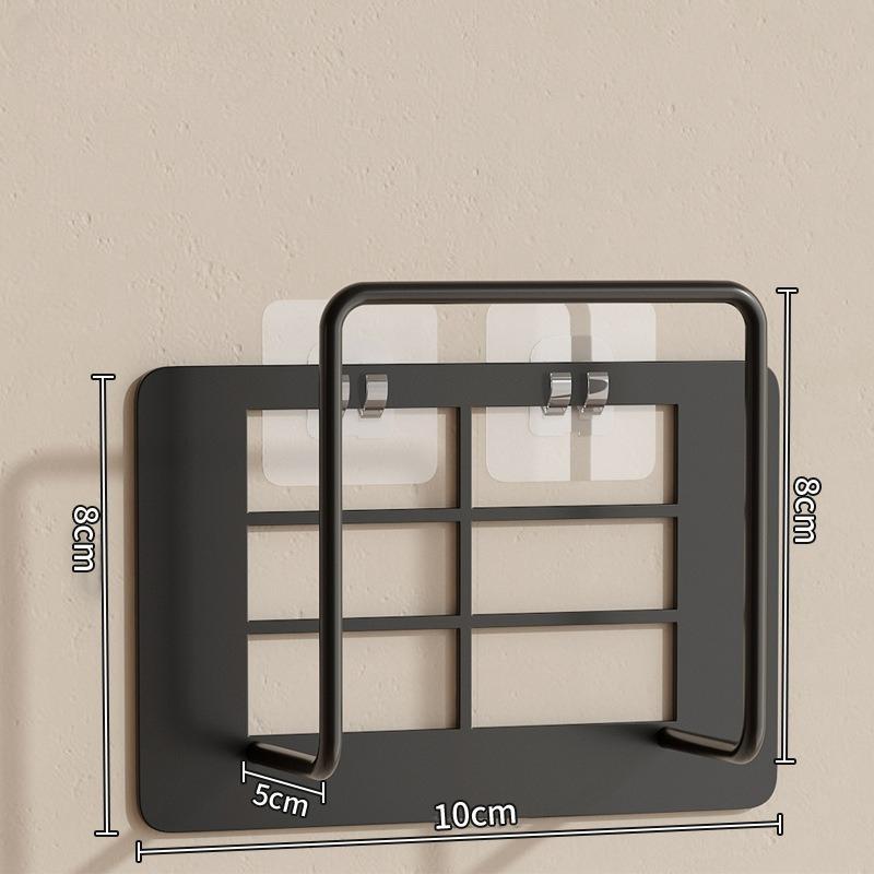 

No-drill Router Mount, Wall-mounted Set-top Box Shelf, Living Room Wall Bracket, Wifi Shelf Holder, Shelves S чорний