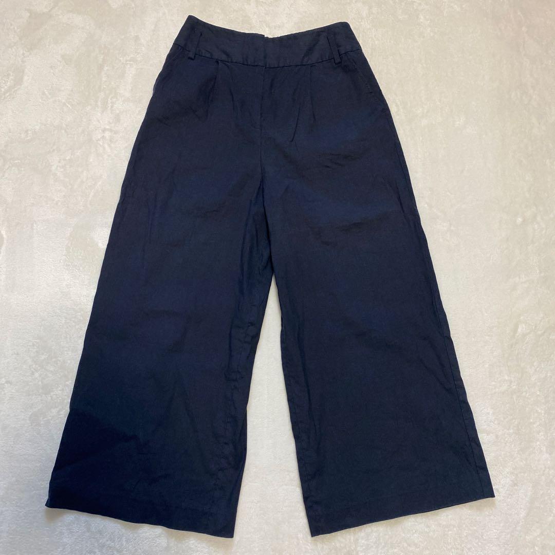 Plaste Casual Pants Wide Pants Linen Blend Size M