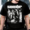 Sombr Portrait Graphics 100cotton Unisex Shirt 2026 Summer Tour New Oneck Unisexs Y2k Hip Hop Style Short Sleeve Tshirt Fan Gift