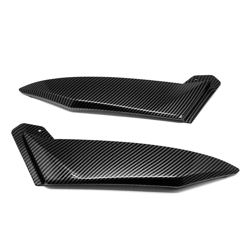 ABOK-Motorcycle Gas Tank Side Trim Cover Panel Fairing Carbon Fiber Finish For YZF R1 2002 2003