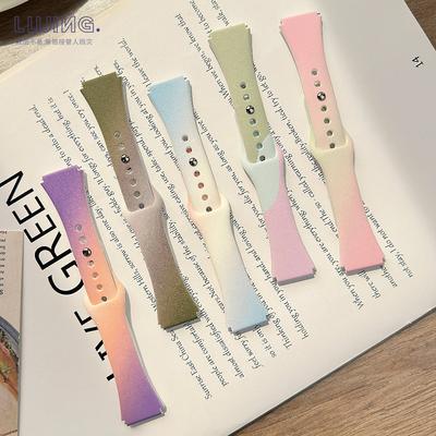 18/20/22mm Silicone Strap for Huawei Watch GT6/5 4/4Pro 3/3Pro 46mm Silicone Band for Samsung Galaxy Watch 7 6 5 4 6Classic 5Pro