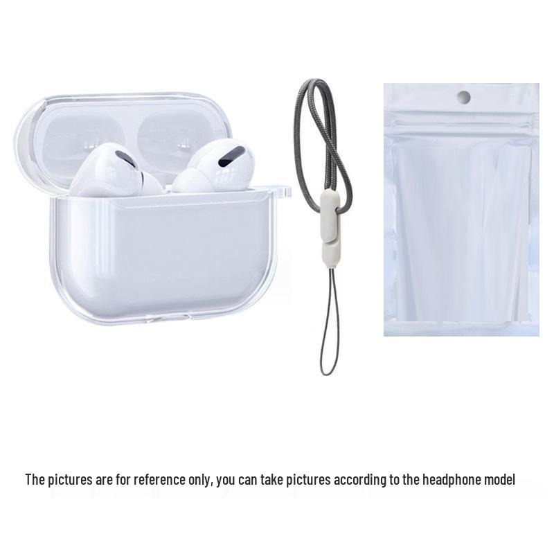 Soft Shell AirPods Pro 2 Transparent Protective Cover Suitable for Apple Earphones - 4th & 5th Generation Case