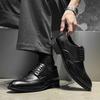 Fashion Luxury Groom Wedding Leather Shoes High quality leisure and business style design Dress up party -46 Gentlemen's versatile shoes