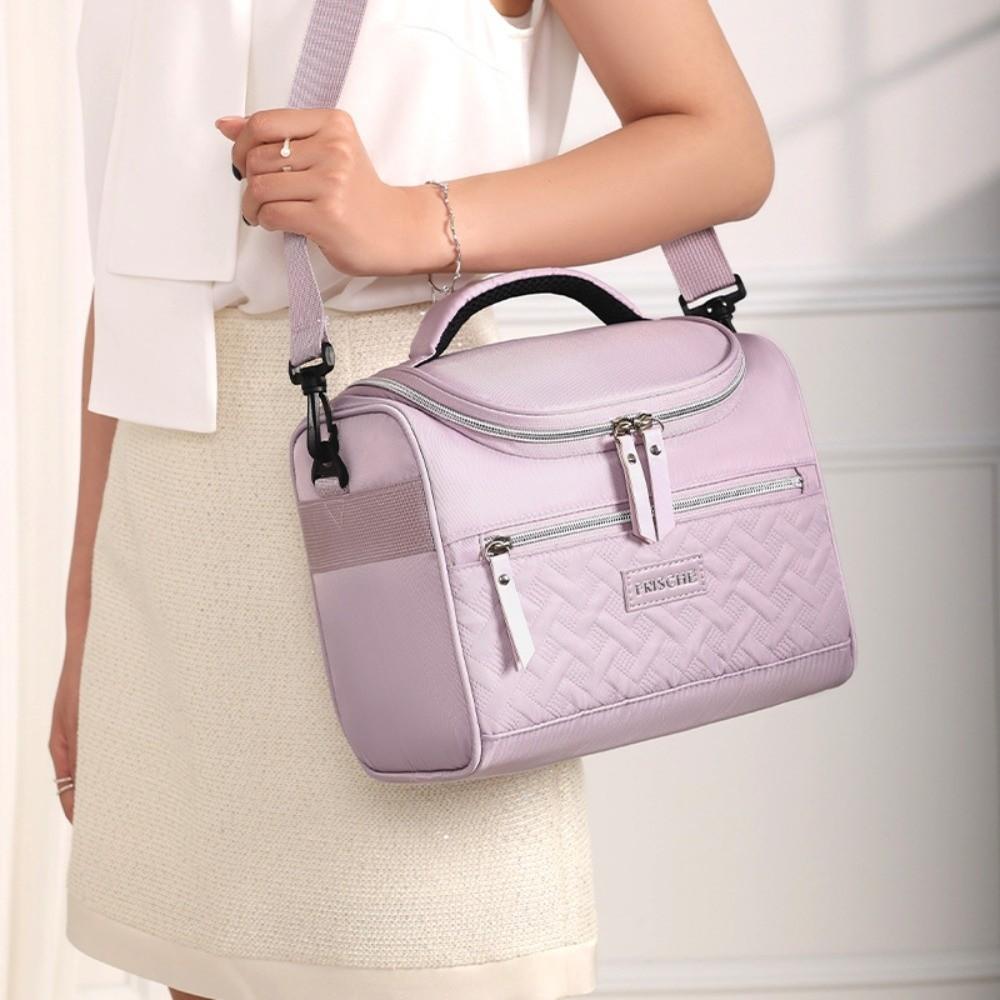 Heat Preservation Picnic Bag PEVA Insulated Bag Handbag Cooler Bag  Students