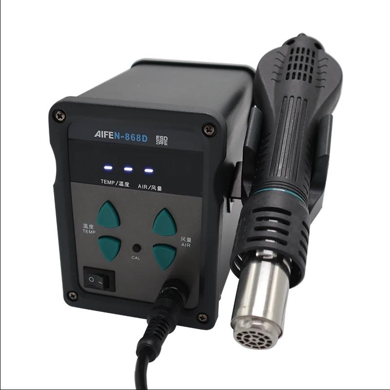 AIFEN-868D Stasiun Udara Panas 700W LED Digital Solder Besi Pematrian Ulang Stasiun Solder Pistol Panas Untuk Perbaikan Pengelas